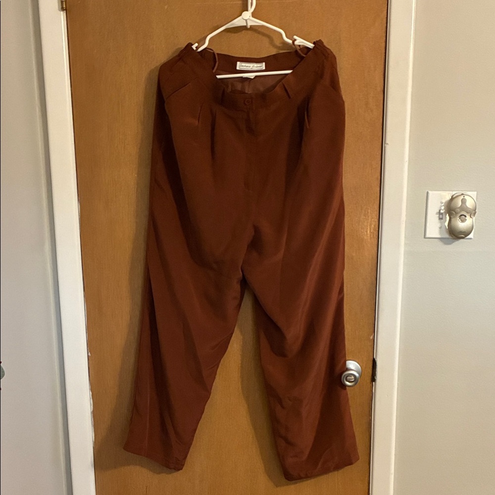 Stephanie Andrews Women's Brown Pantsuit